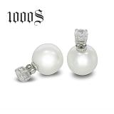 Factory direct supply of Korean fashion a double double size pearl earrings with EB00809