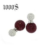 1000S Double Crystal Earrings SWE00305